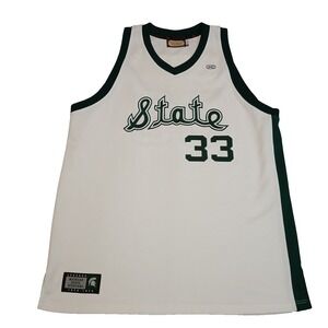 HARDWOOD LEGENDS MICHIGAN STATE MAGIC JOHNSON MENS JERSEY WHITE GRENSIZE XXL
